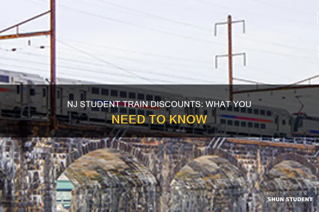 do nj have student train discount