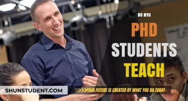 Do NYU PhD Students Teach? Exploring Roles and Responsibilities