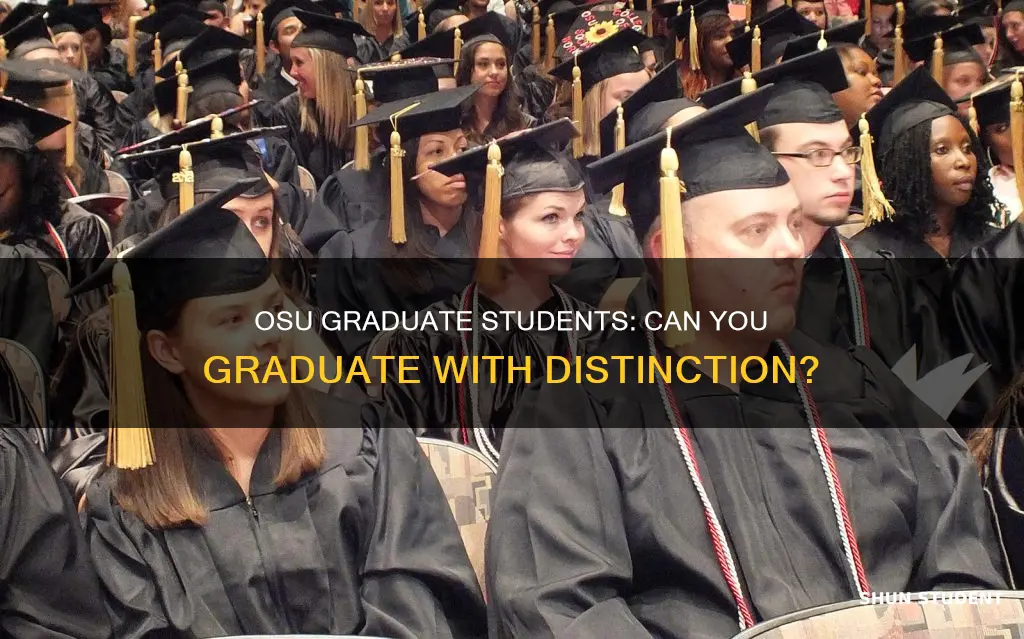 do oregon state university graduate students graduate with distinction