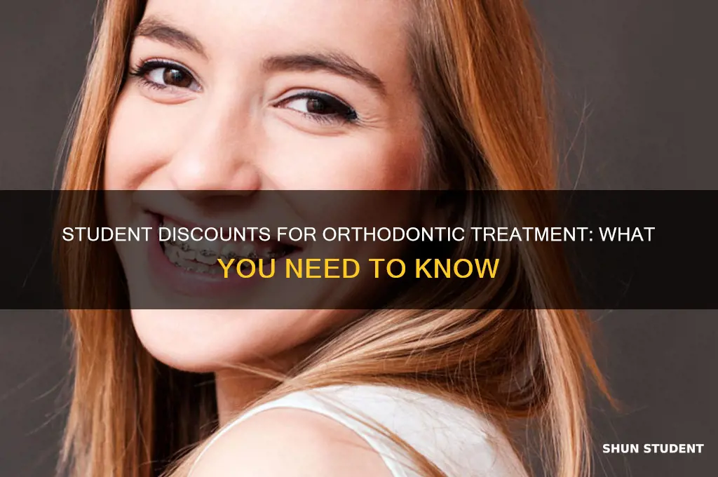 do orthodontists have student discounts