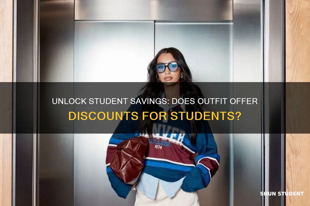 do outfit do student discount