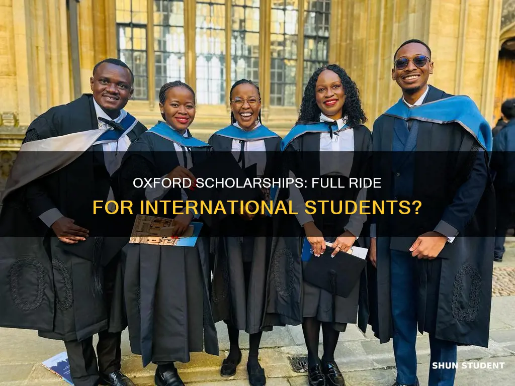 do oxford provides full scholarship for international students