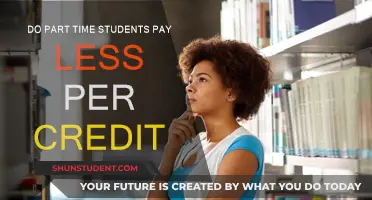 Part-Time Students: Lower Fees Per Credit?
