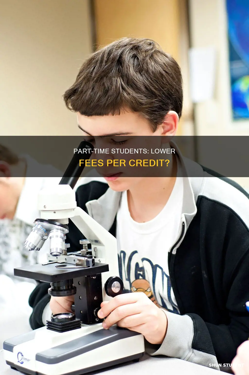 do part time students pay less per credit