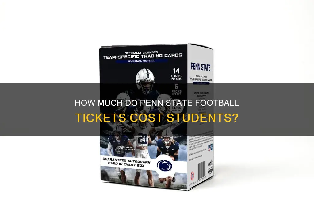 do penn state students pay for football tickets