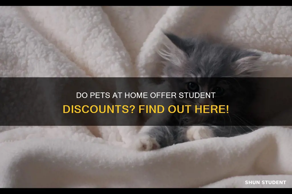 do pets at home do student discount