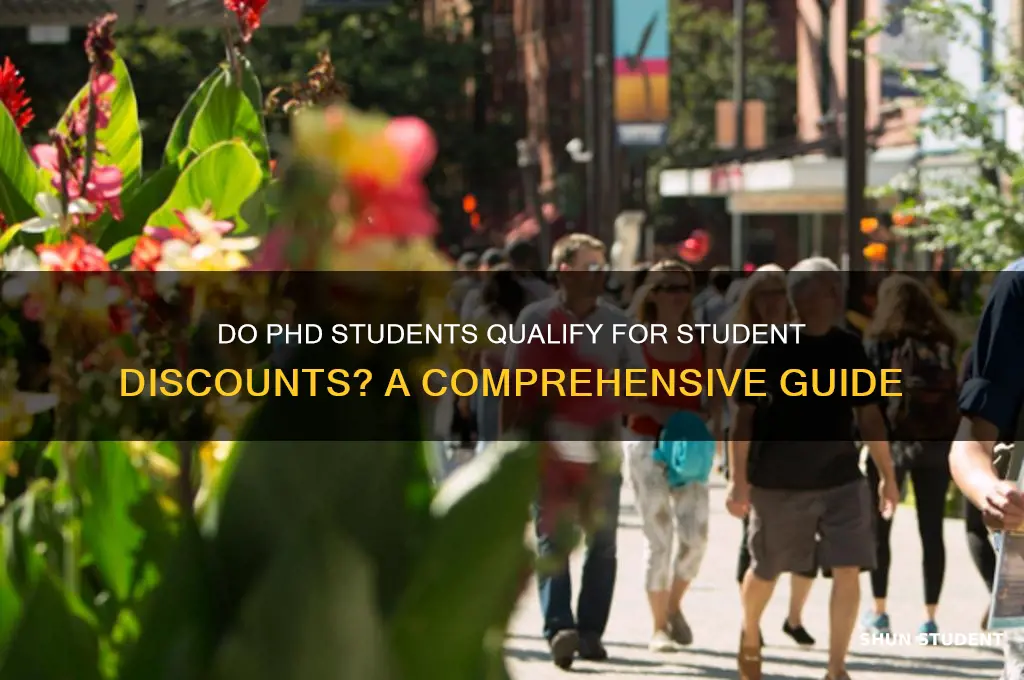 do phd students get student discount