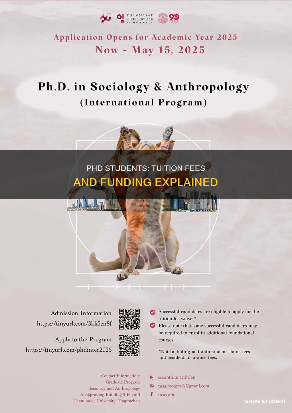 do phd students have to pay tuition