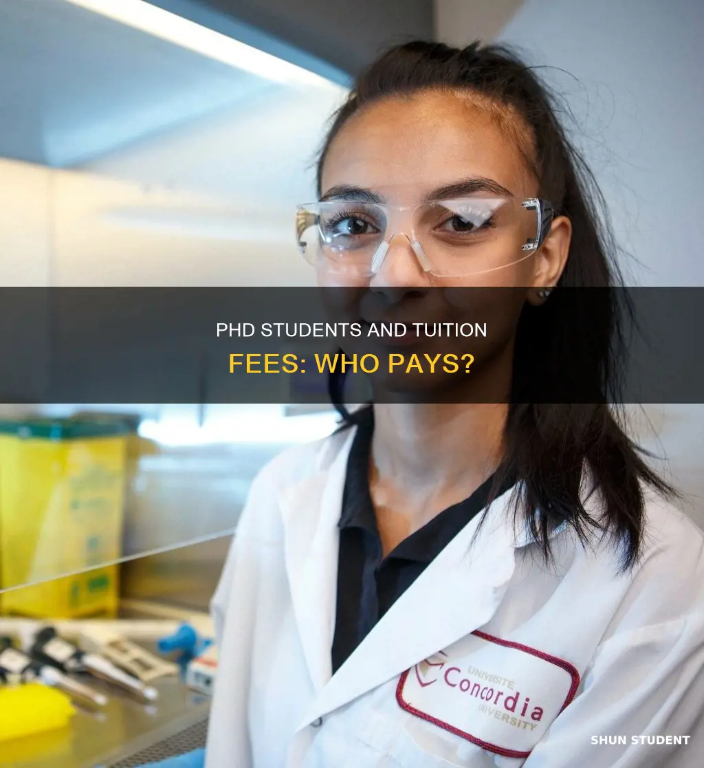 do phd students typically pay tutition