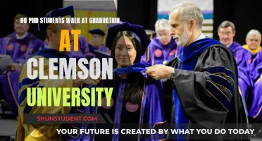 Clemson University PhD Students' Graduation Ceremony Participation