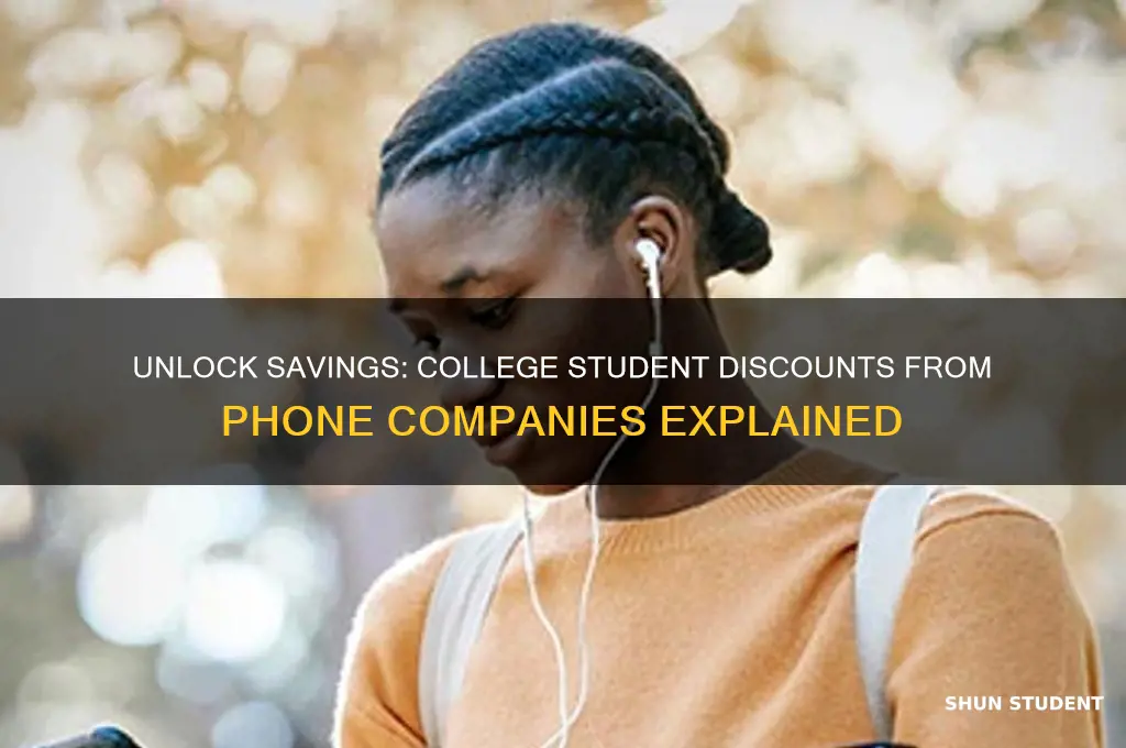 do phone companies give discounts for college students