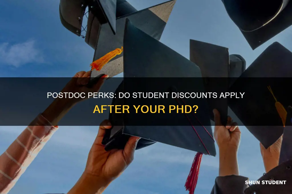 do postdocs get student discounts