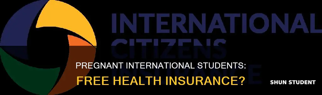 do pregnant international students get free health insurance