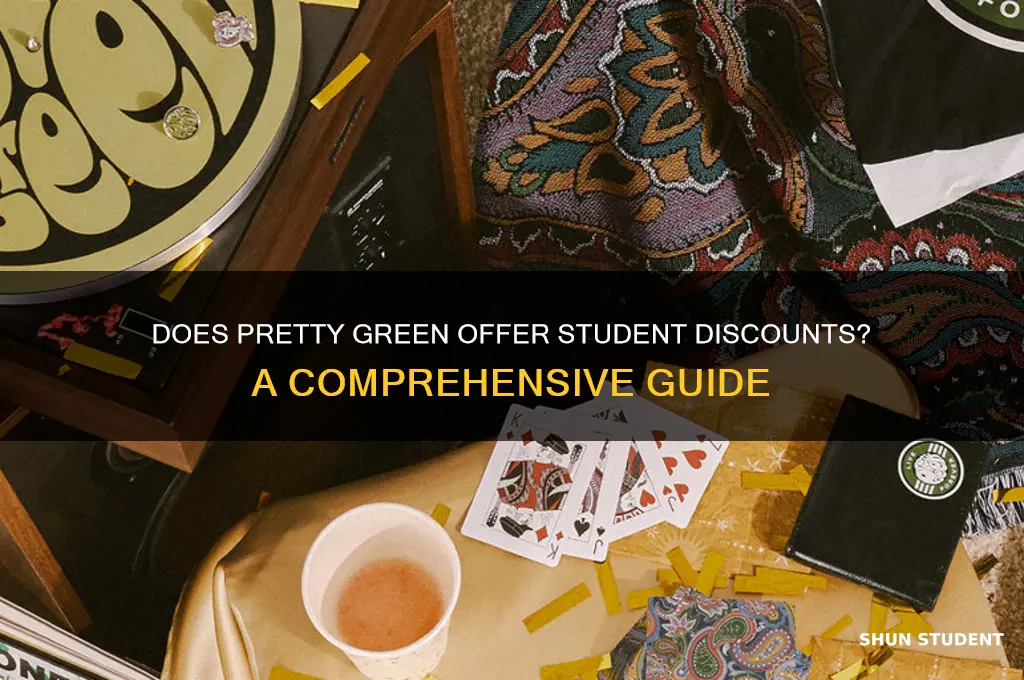 do pretty green do student discount