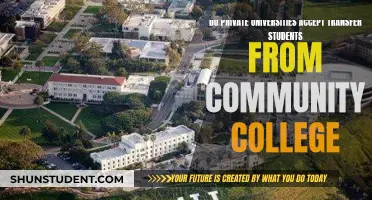 Transferring from Community College to Private University: Is It Possible?