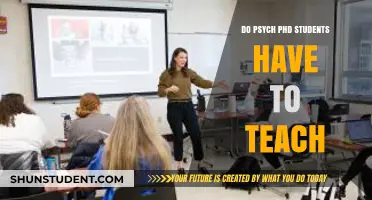 Teaching Responsibilities for Psychology PhD Students: What to Expect