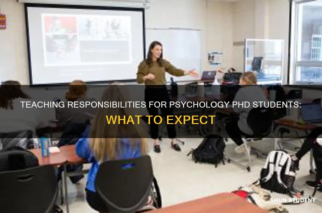 do psych phd students have to teach