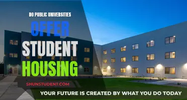 Student Housing: Public Universities' Offerings and Availability