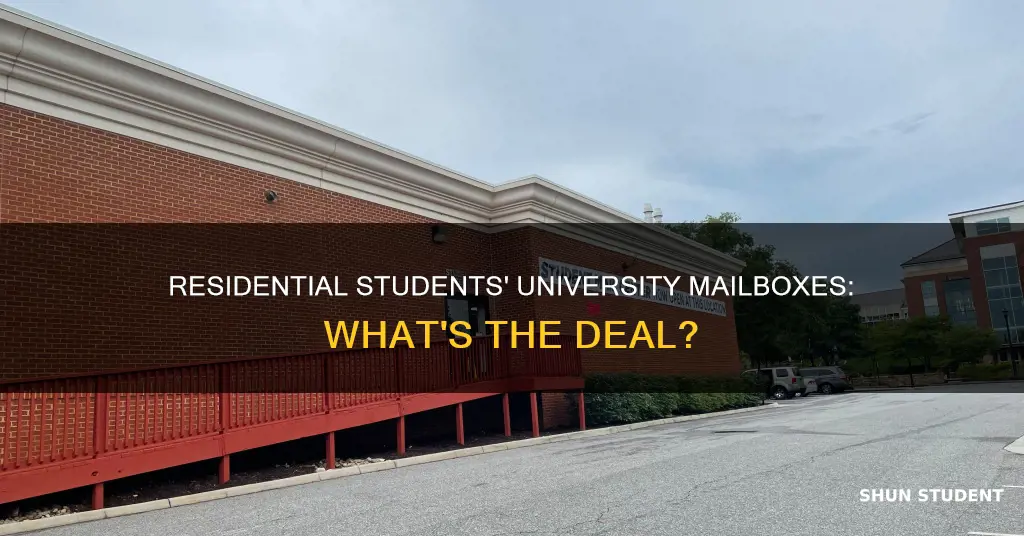 do residential students have university mailboxes liberty university