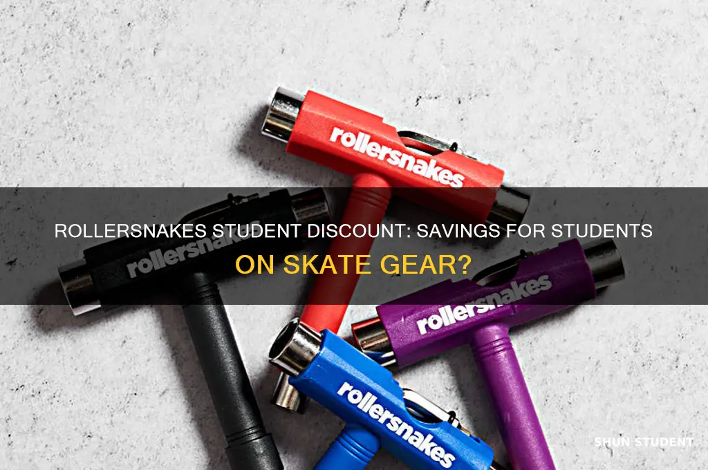 do rollersnakes do student discount