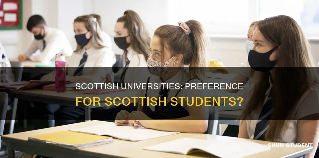 do scottish universities prioritise scottish students