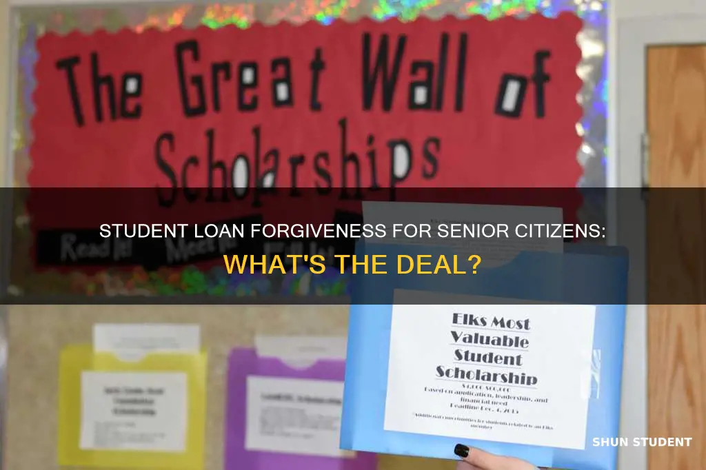do senior citizens have to pay student loans