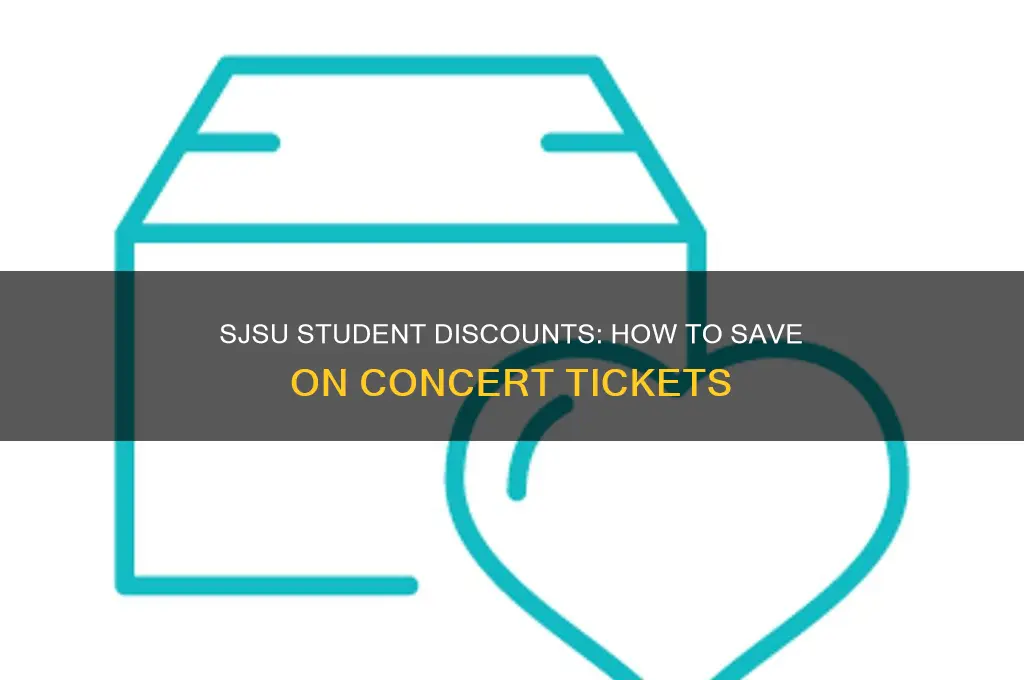 do sjsu students get discounts on concert tickets