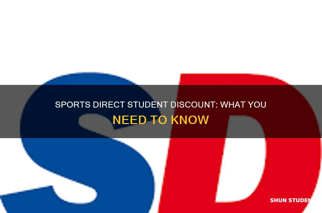 do sports direct do student discount
