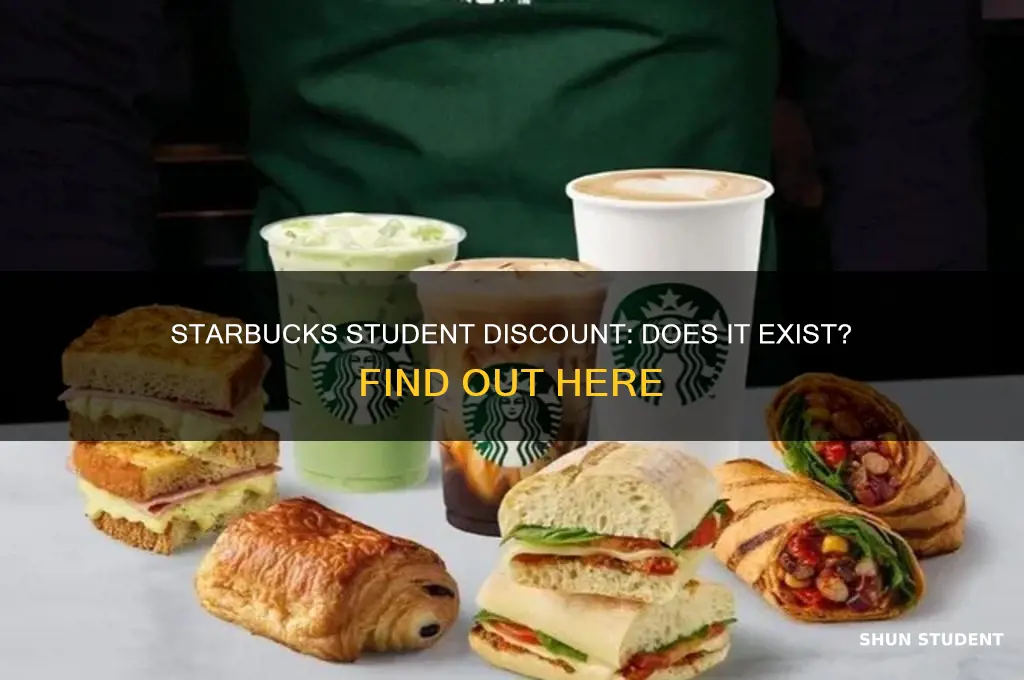 do starbucks do student discount