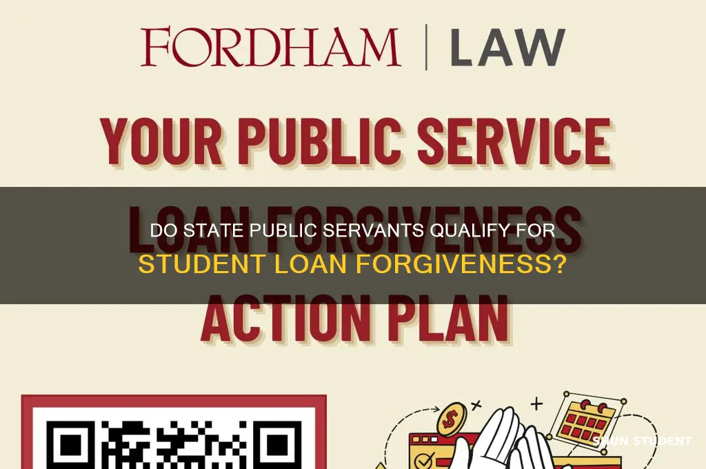 do state public servants qualify for student loan forgiveness