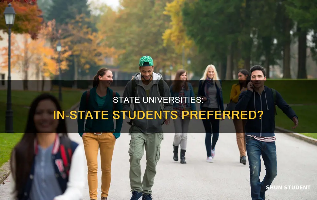 do state universities prefer in state students