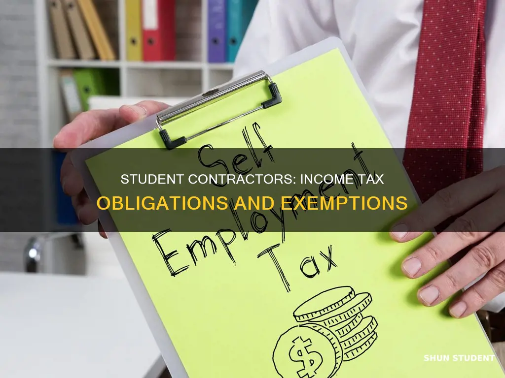 do student contractors pay income tax