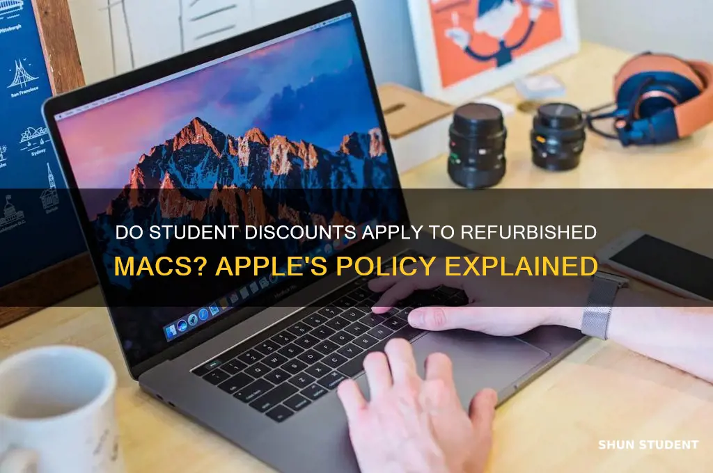 do student discounts for apple apply to refurbished macs