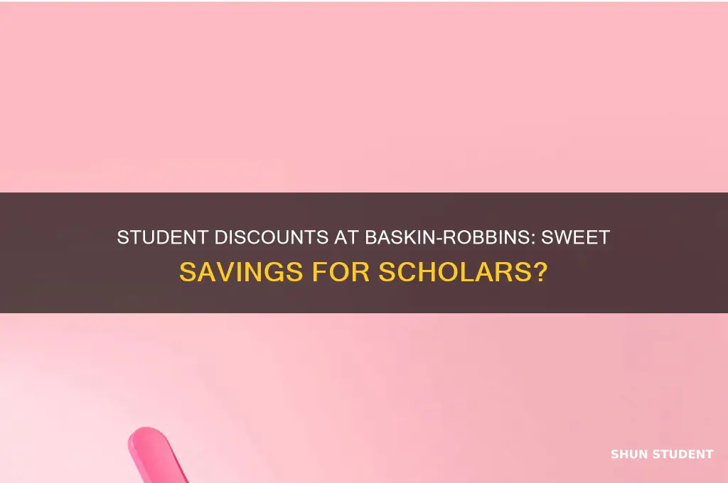 do student get discount in baskin