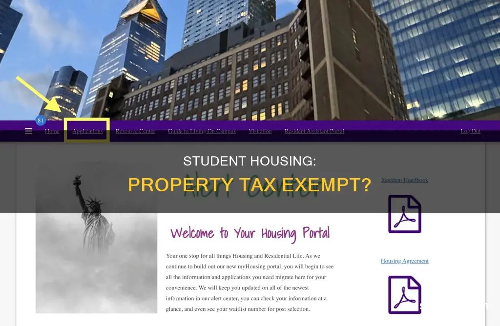 do student housing have to pay property tax