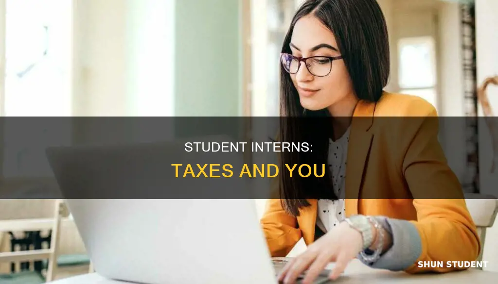 do student interns pay taxes