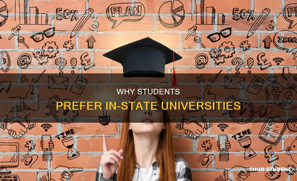 do students choose universities in the same state