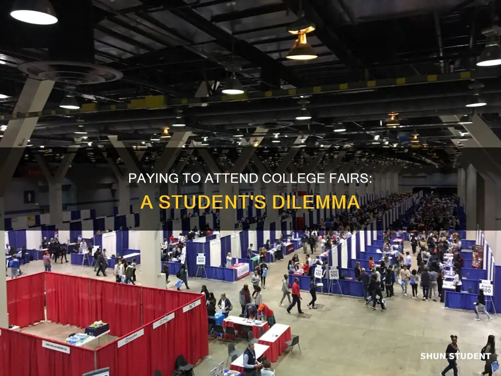 do students ever pay to get into college fair