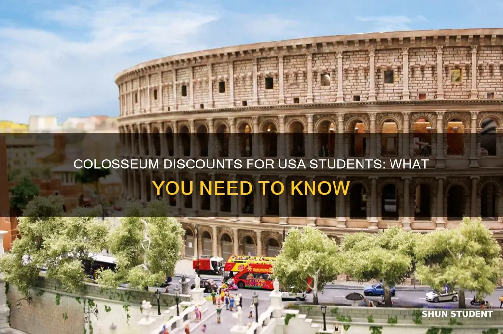 do students from usa get discount to colosseum