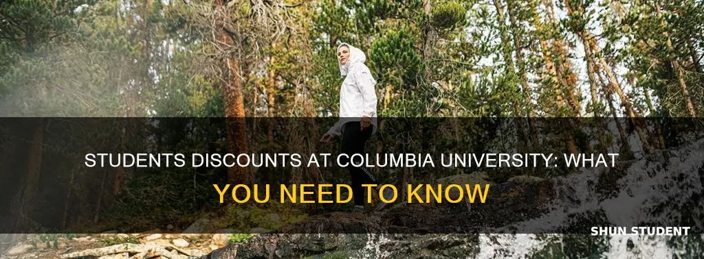 do students get a discount at columbia university