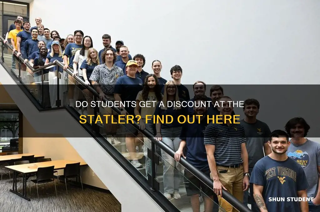do students get a discount at the statler