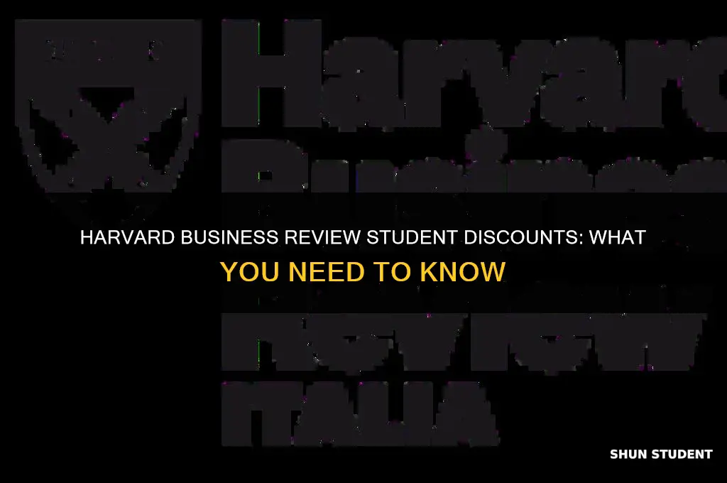 do students get a discount harvard business review
