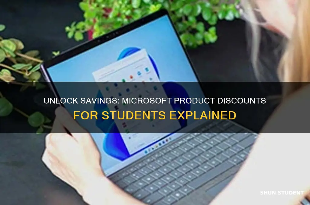 do students get a discount on microsoft products