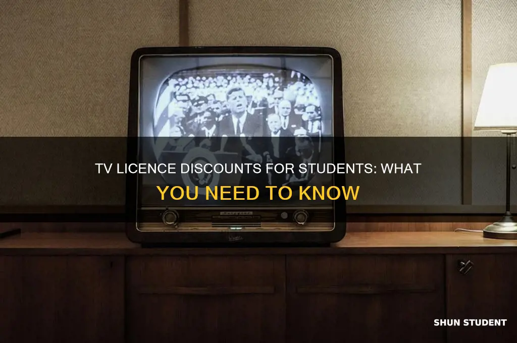 do students get a discount on tv licence