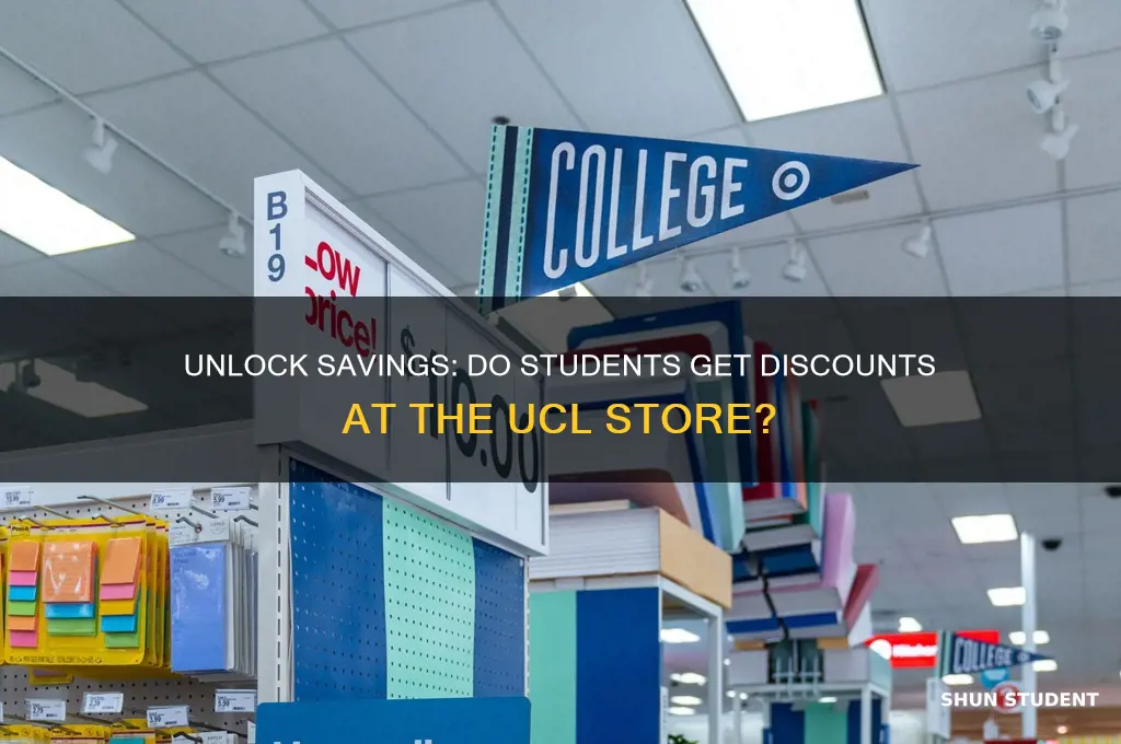 do students get a student discount at the ucls store