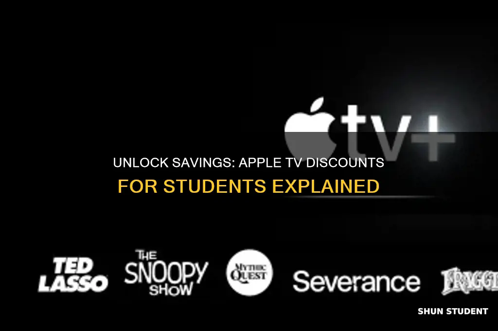 do students get discount on apple tv