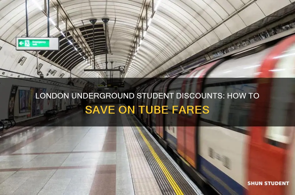 do students get discount on london underground