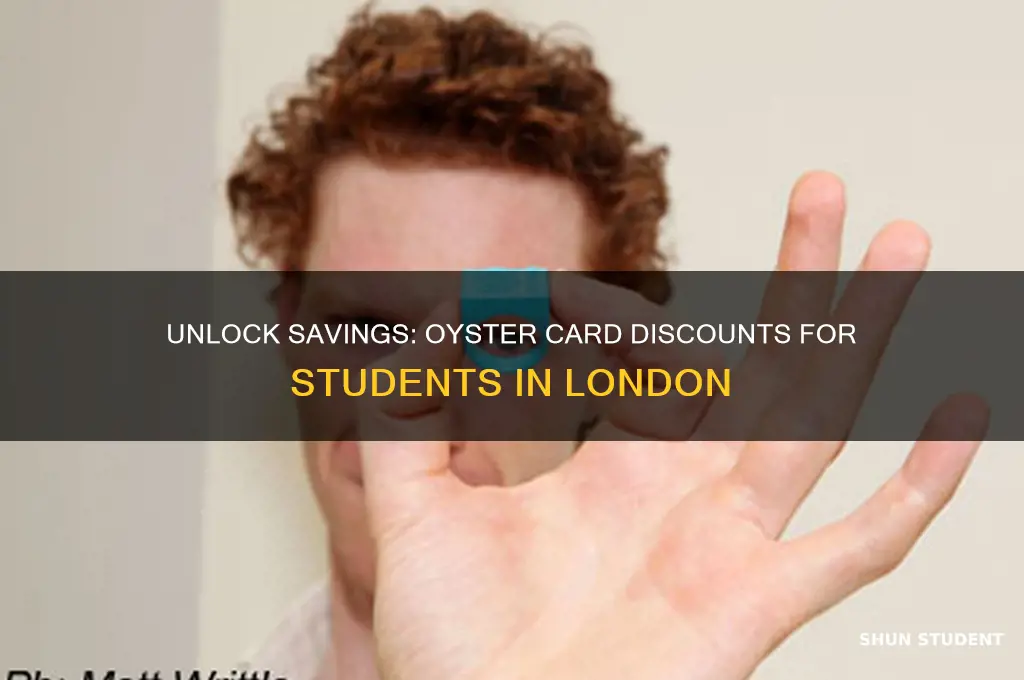 do students get discount on oyster cards