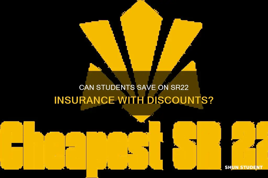 do students get discount sr22 insurance