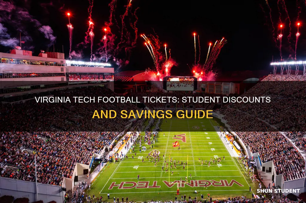 do students get discounted football tickets virginia tech